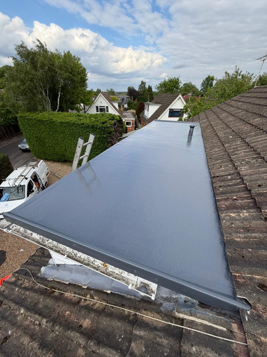 GRP fibreglass flat roof, Surrey